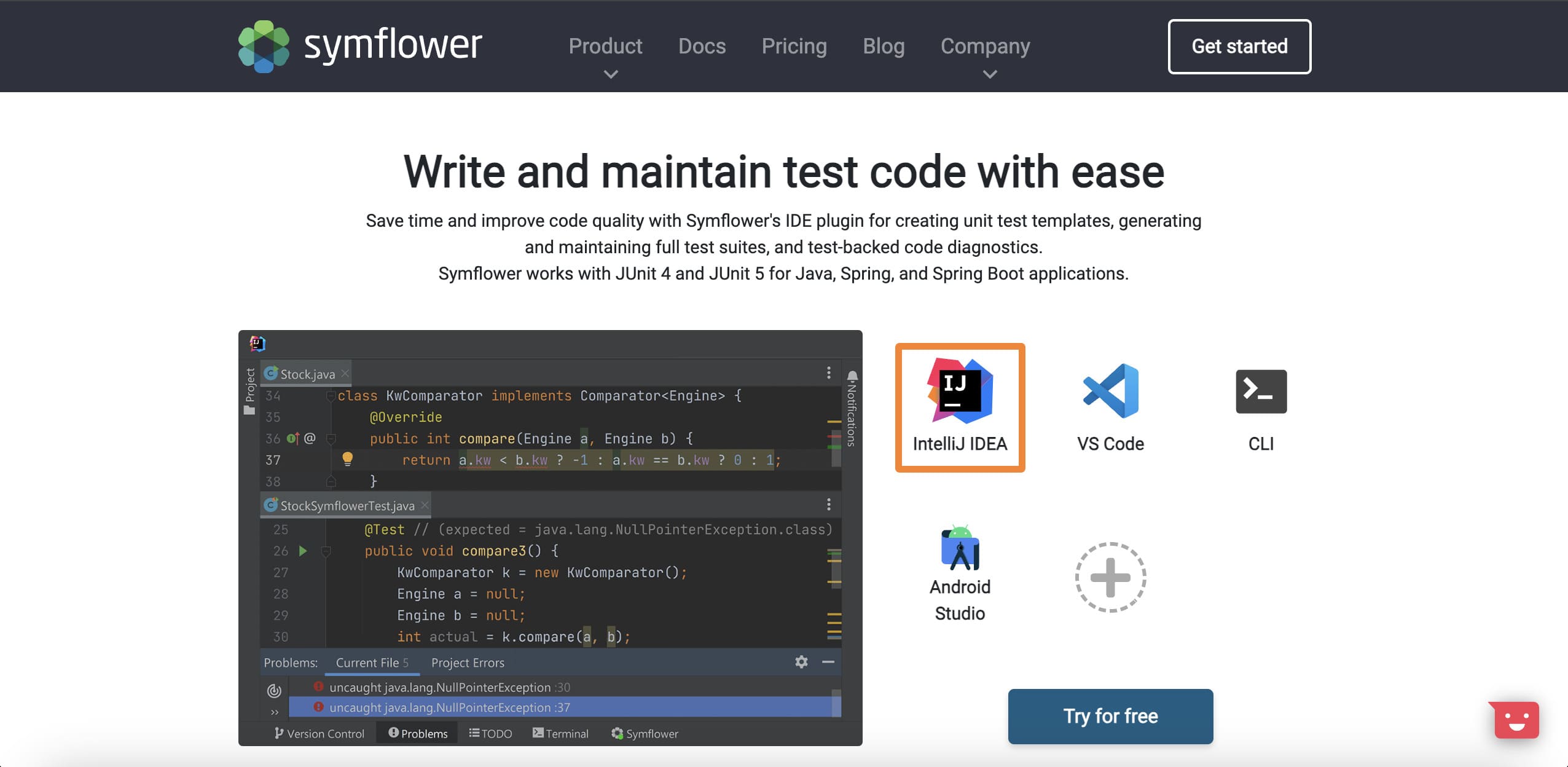Best AI Tools for Unit Testing Symflower